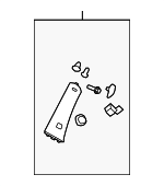 20962767 - Body: Body A-Pillar Trim Panel for Chevrolet: Silverado 1500, Silverado 2500 HD, Silverado 3500 HD | GMC: Sierra 1500, Sierra 2500 HD, Sierra 3500 HD Image