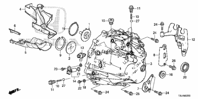MT Transmission Case (L4) for 2014 Honda Accord #0