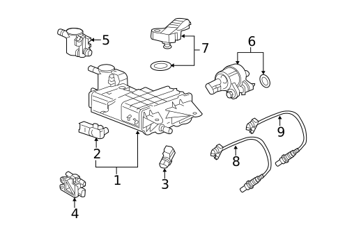 Sensors for 2012 Cadillac SRX #0