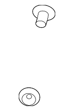 99162417300 - Cooling System: Mount Bracket Rubber Mount for Porsche: 718 Boxster, 718 Cayman, 718 Spyder, 911, Boxster, Cayman Image