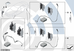 34112449270 - Brakes: Set of Brake Pads with Wear Sensors for BMW: 535d, 535dX, 535i, 535iX, 640i, 640iX, Hybrid 5 Image image