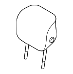 LR130652 - Body: Headrest for Land Rover: Defender 110, Defender 90 Image