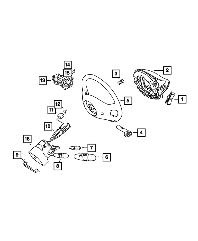 68010423AA - Restraints: Driver Air Bag for Mopar Image