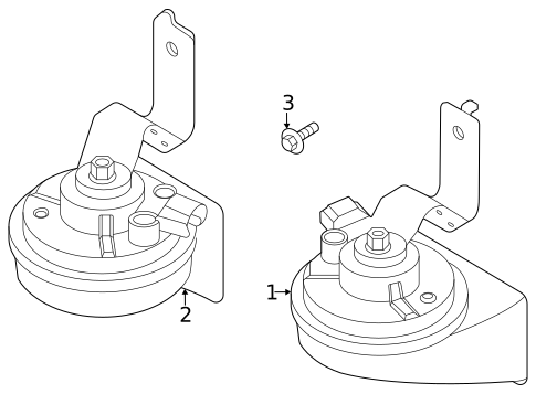 Horn for 2023 Kia Niro EV #0