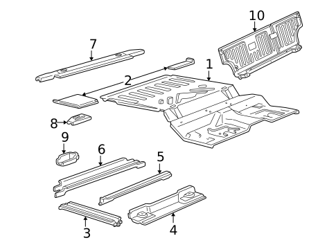 Rear Body for 1999 Ford Explorer #0