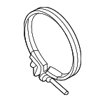 18325A0BF72 - Exhaust: Converter Clamp for BMW: 540i xDrive, 550e xDrive, 740i, 750e xDrive, M340i, M340i xDrive, M440i, M440i Gran Coupe, M440i xDrive, M440i xDrive Gran Coupe, X3, X5, X6, X7 Image