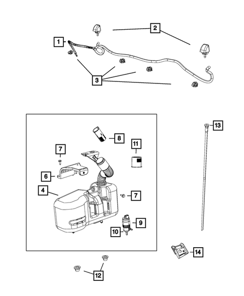 Wiper and Washer System for 2016 Ram ProMaster 3500 #0