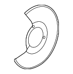 22810891 - : Brake Disc Protecting Plate for Saab: 9-5 Image