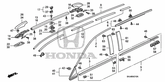Molding for 2008 Honda Odyssey #0