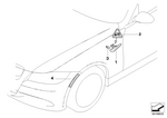 63137838539 - Lighting: Additional Turn Indicator Lamp, Left for BMW Image