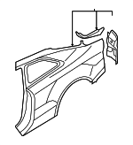 8T0809838A - Body: Quarter Panel for Audi: RS5 Image