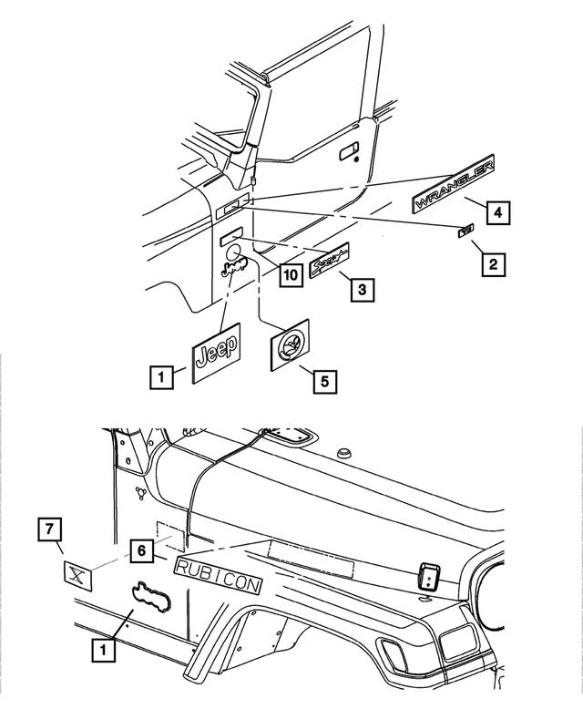 « 1DS88HA2AA – Exterior Ornamentation : Decalcomanie pour Mopar Image »