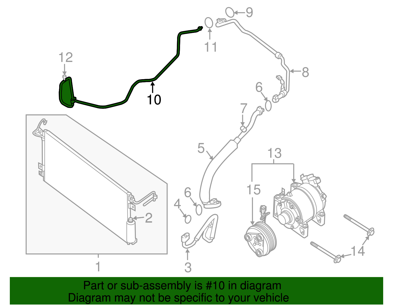 Liquid Line - Nissan (92440-1PA0B)