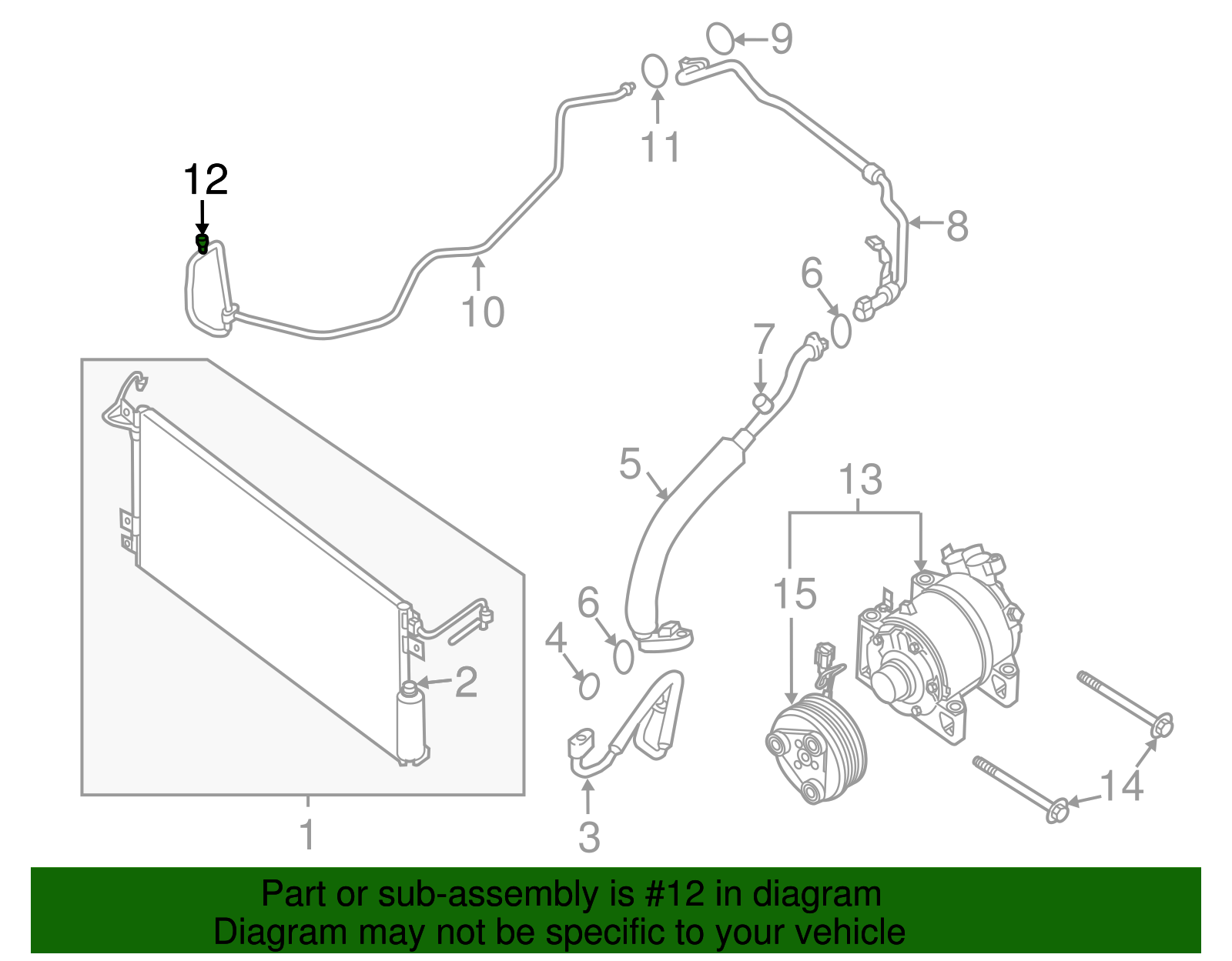 Liquid Line Cap - Nissan (92499-1PA0A)