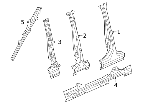 Center Pillar & Rocker for 2024 Jeep Gladiator #0