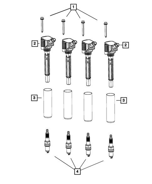 Ignition - Spark Plugs, Cables, Coils, and Glow Plugs for 2014 Fiat 500L #0