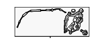 72610TK8A02 - Body: Lock Assembly for Honda: Odyssey Image