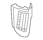 64227230543 - : Air Grille for BMW: 528i, 528i xDrive, 535d, 535d xDrive, 535i, 535i xDrive, 550i, 550i xDrive, ActiveHybrid 5, M5 Image