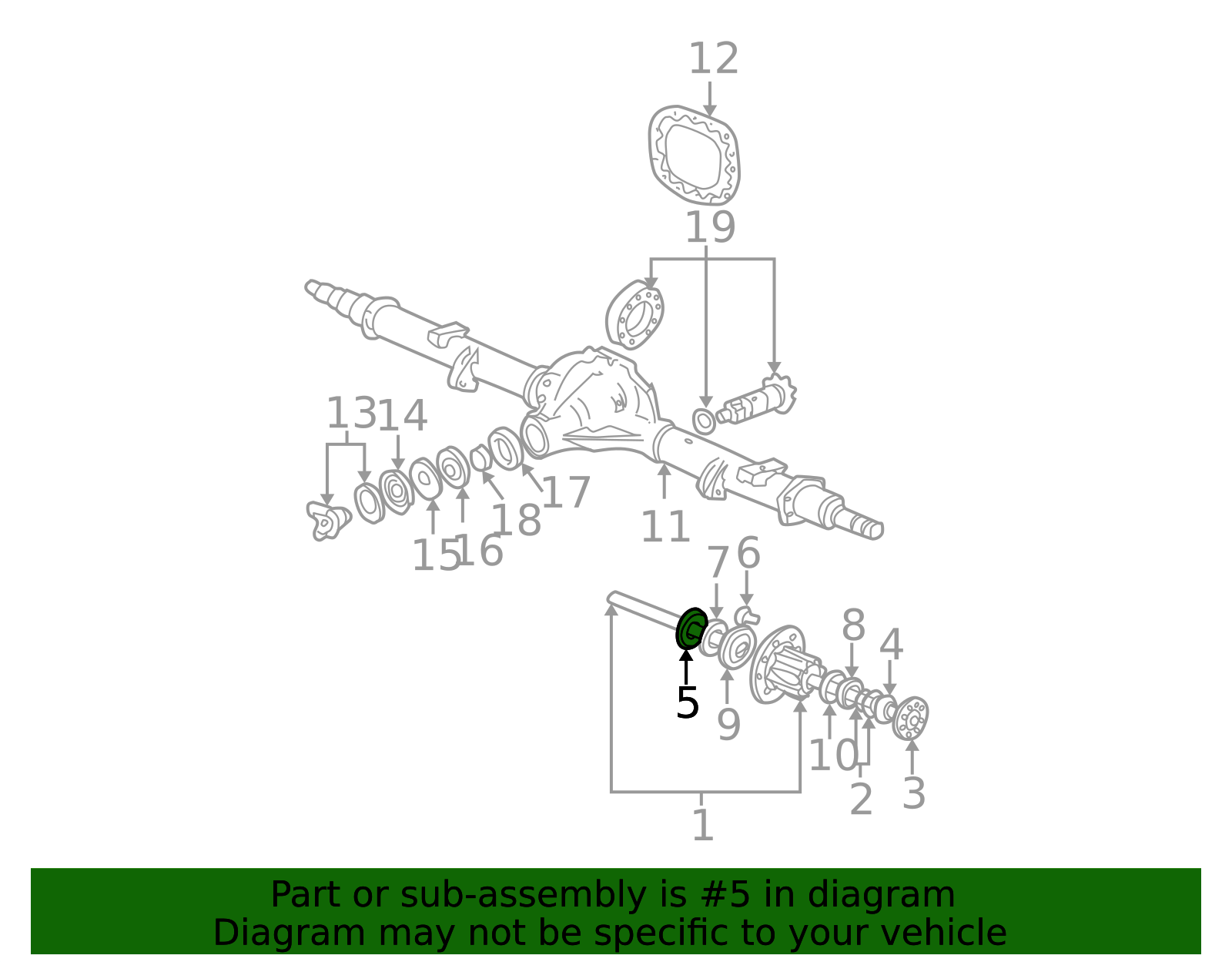 1984-2025 Ford Axle Shaft Oil Seal CC3Z-1S175-A | TascaParts.com