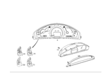 2205402847 - Electrical Equipment and Instruments: Instrument Cluster for Mercedes-Benz Image
