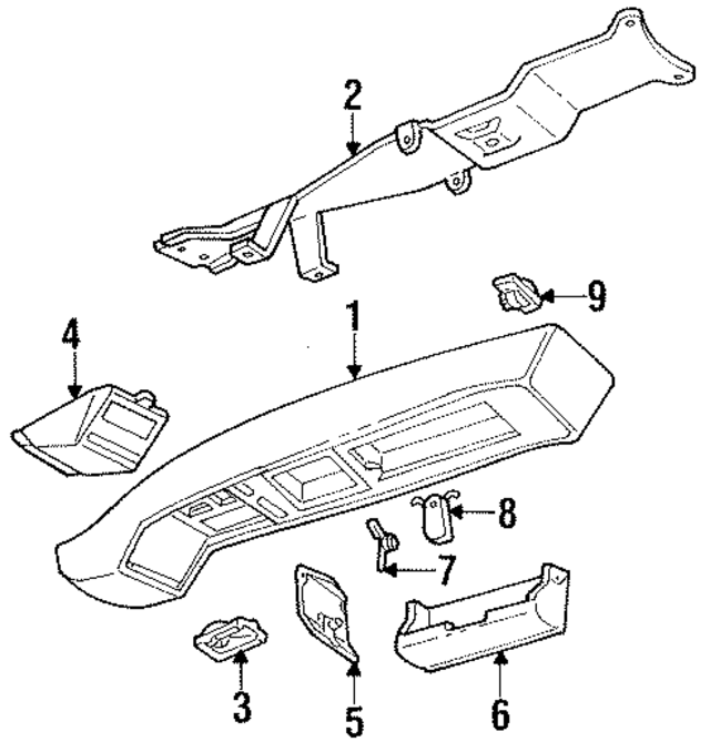 V542GS8 - Body: Console for Mopar Image
