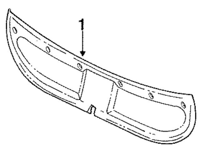 H284GL7 - Body: Lift Gate Trim for Mopar Image