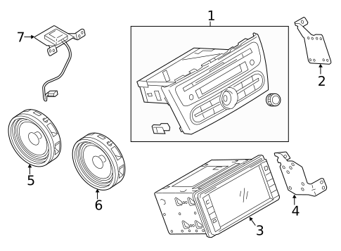 Navigation System for 2014 Mitsubishi Mirage #0
