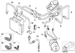 35006857512 - Brakes: Hose for BMW Image
