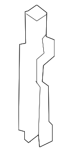 822178S500 - Body: Sash Channel for Nissan: TITAN Image