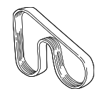 11281470025 - Cooling System: AC Belt for BMW: Z3 Image