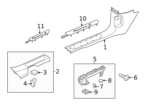 Sill Plates for 2016 Porsche Panamera #0