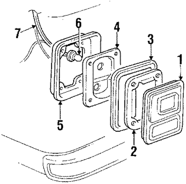 5977495 - Electrical: Tail Lamp for GM Image