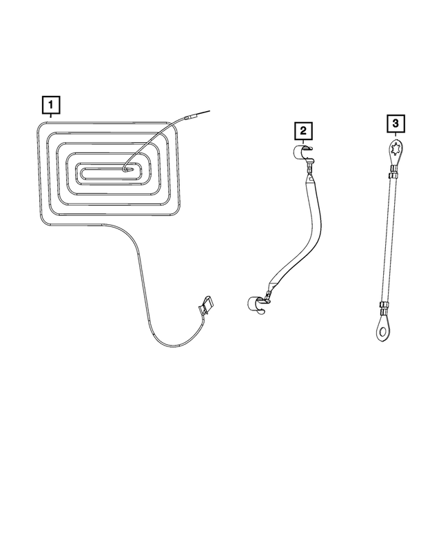 5032359AC - Electrical: Ground Strap for Mopar Image image
