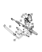 52089317AC - : Power Steering Return Hose for Mopar Image