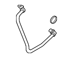17229468402 - Cooling System: Oil Outlet Tube for BMW: 330e, 330e xDrive, 530e, 530e xDrive, 740e xDrive, 745e xDrive, X3, X5 Image