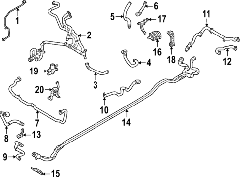 Hoses & Lines for 2026 Volvo EC40 #0