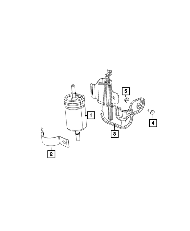 6106134AA - Fuel and Accelerator Pedal: Hex Nut for Mopar Image