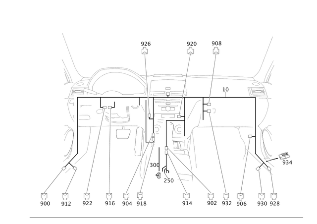 38270204 - Electrics and Function: Connecting Cable for Mercedes-Benz: B Electric Drive, B250e, C250, C300, C350, C63 AMG, CLA250, CLS400, CLS550, CLS63 AMG, CLS63 AMG S, E250, E350, E400, E550, E63 AMG, E63 AMG S, G550 4x4, G63 AMG, G65 AMG, GL350, GL450, GL550, GL63 AMG, GLA250, GLE300d, GLE350, GLE400, GLE550e, GLE63 AMG, GLK250, GLK350, GLS350d, GLS450, GLS550, GLS63 AMG, ML250, ML350, ML400, ML550, ML63 AMG, SL400, SL450, SL550, SL63 AMG, SL65 AMG Image