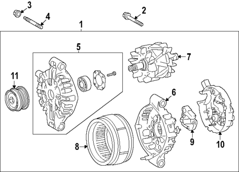 Alternator for 2025 Lexus GX550 #0