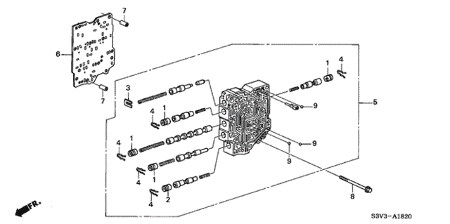 AT Secondary Body ('03-'06) for 2005 Acura MDX #0