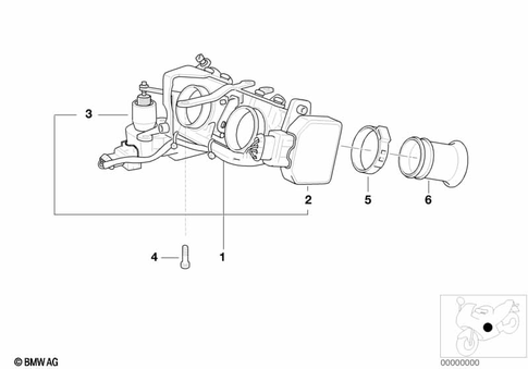 Throttle Valve and Actuator for 2003 BMW-Motorrad R 1200 CL #0
