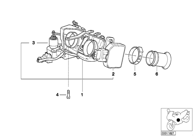 13711342369 - : Throttle Body System for BMW-Motorrad Image
