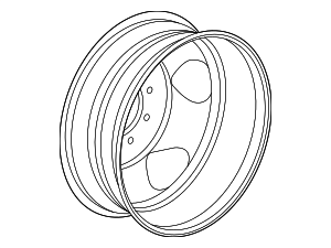 84830463 - : Part# 84830463 F Wheel for Chevrolet: Silverado 3500 HD | GMC: Sierra 3500 HD Image