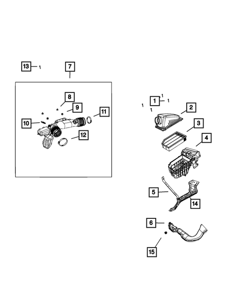 Air Cleaner for 2024 Jeep Wrangler #1