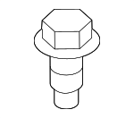 32301094716 - : Tank Strap Bolt for Mini: Cooper Image