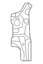 61117WB001 - Body: Upper Extension for Scion: iA | Toyota: Yaris, Yaris iA Image