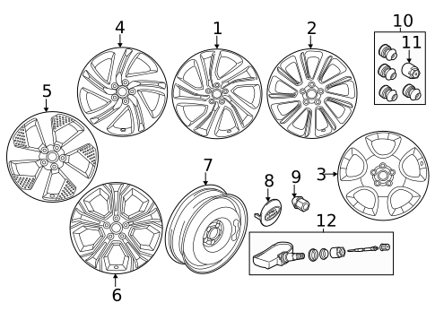 Wheels for 2021 Land Rover Discovery Sport #1