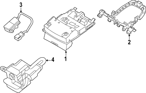 Overhead Console for 2025 INFINITI QX60 #0