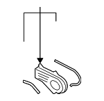 1062A145 - Engine: Front Cover for Mitsubishi: Outlander Image