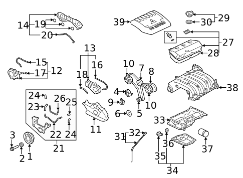 Intake for 2015 Mitsubishi Outlander #0